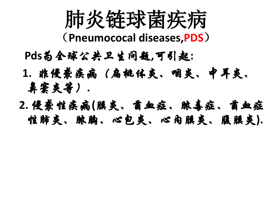 肺炎链球菌感染现状与研究热点_第3页