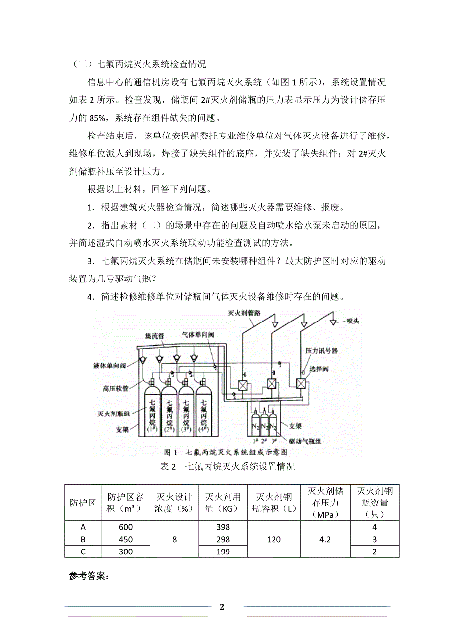 2015年一级消防工程师考试《消防安全案例分析》真题及解析资料_第2页