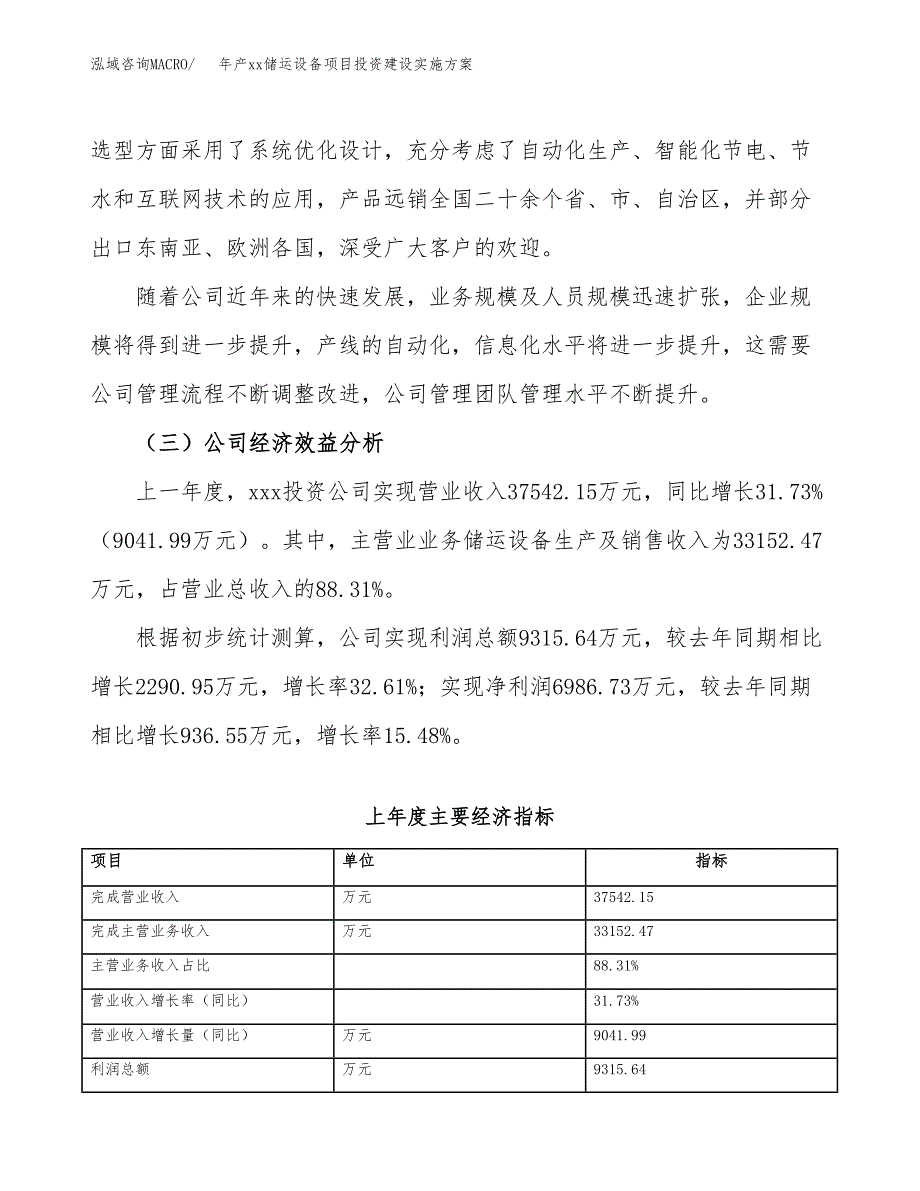 年产xx储运设备项目投资建设实施方案.docx_第4页