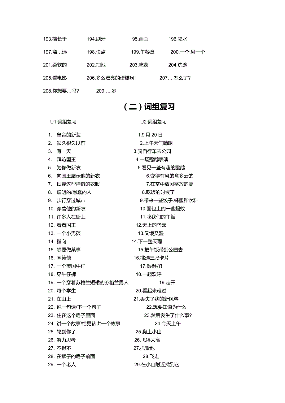 新译林英语6a总复习默写卷_第3页