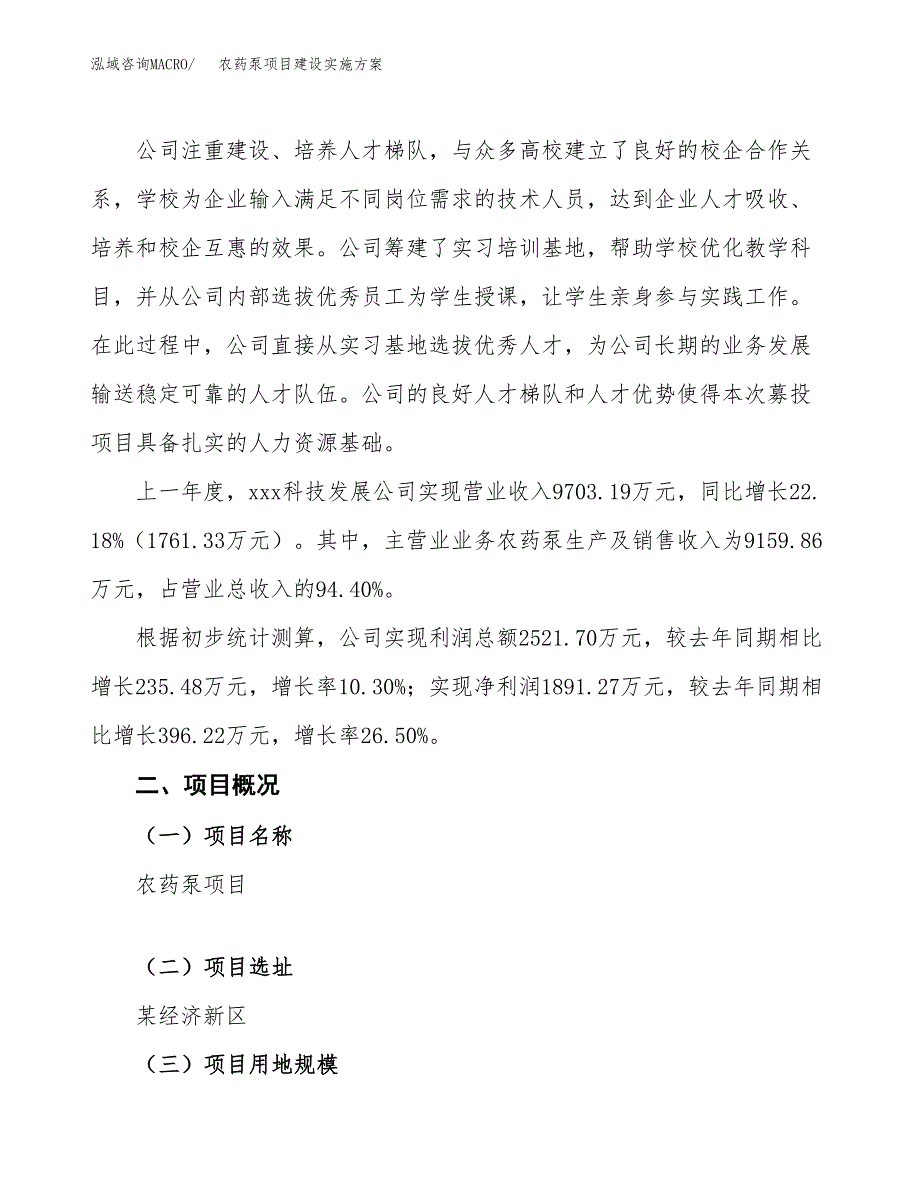 农药泵项目建设实施方案.docx_第2页