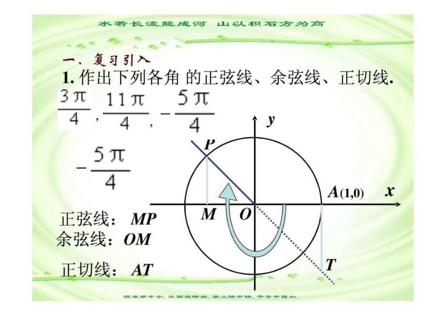 高一数学课件下学期第四章第八节三角函数的图像和性质_第5页