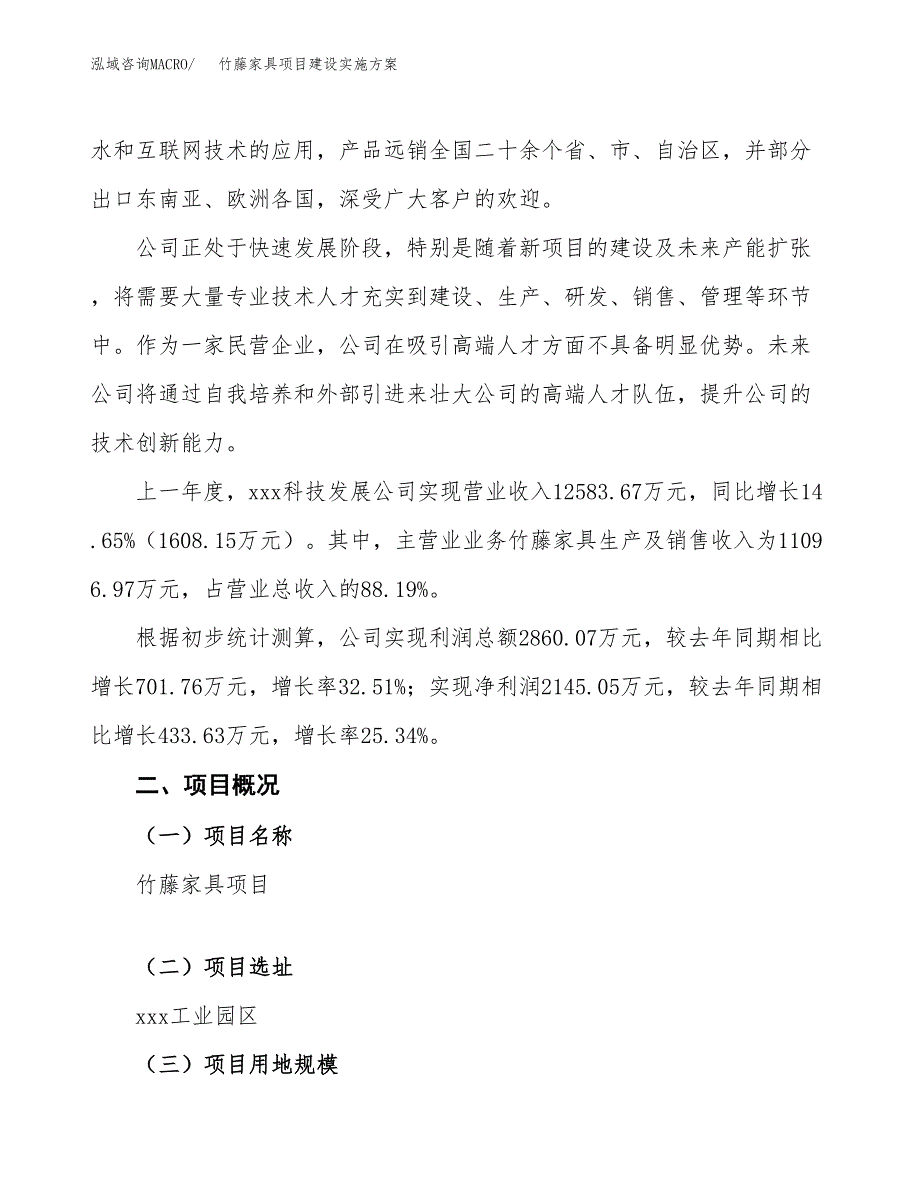 竹藤家具项目建设实施方案.docx_第2页