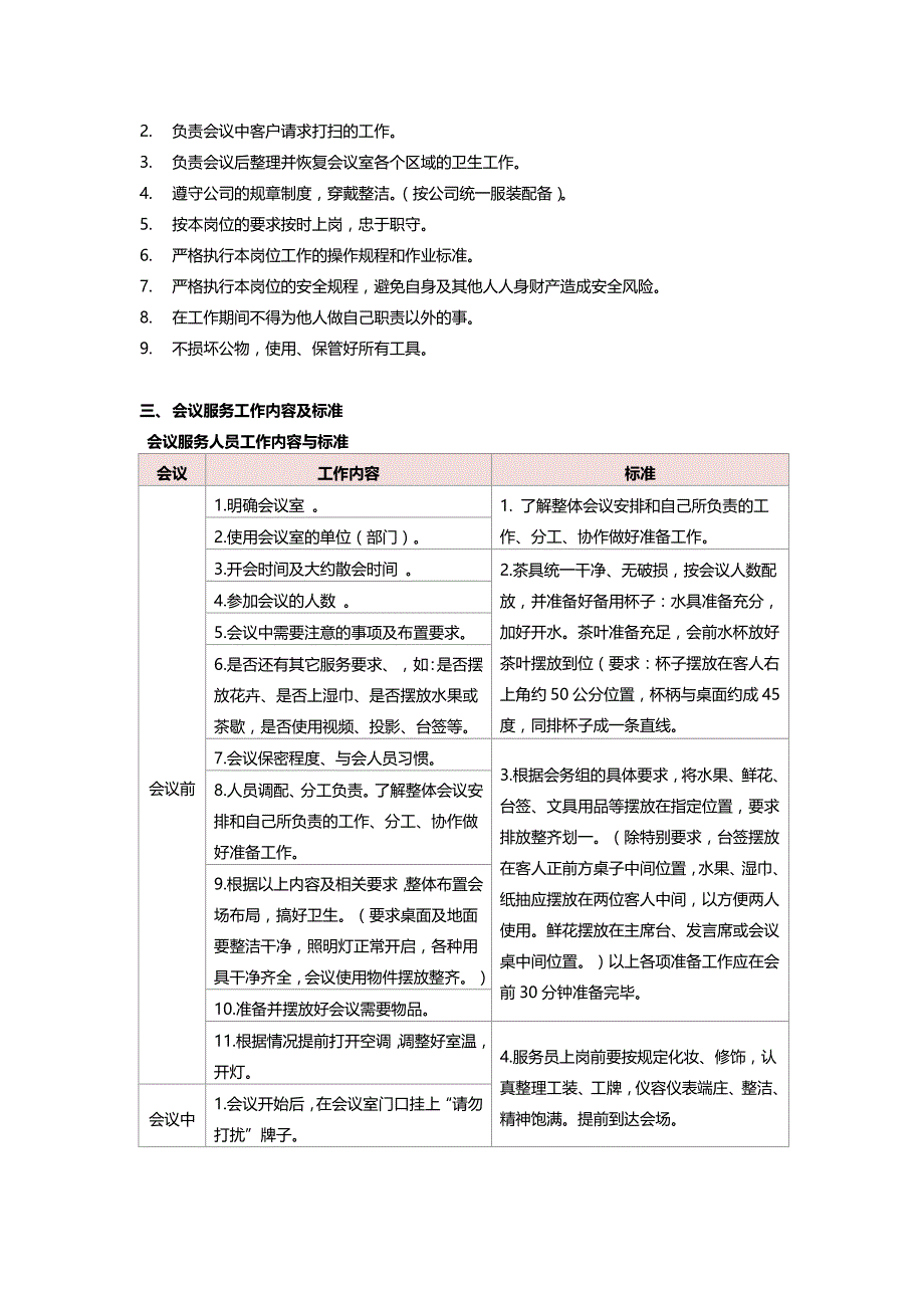 会务及客服服务管理方案资料_第2页