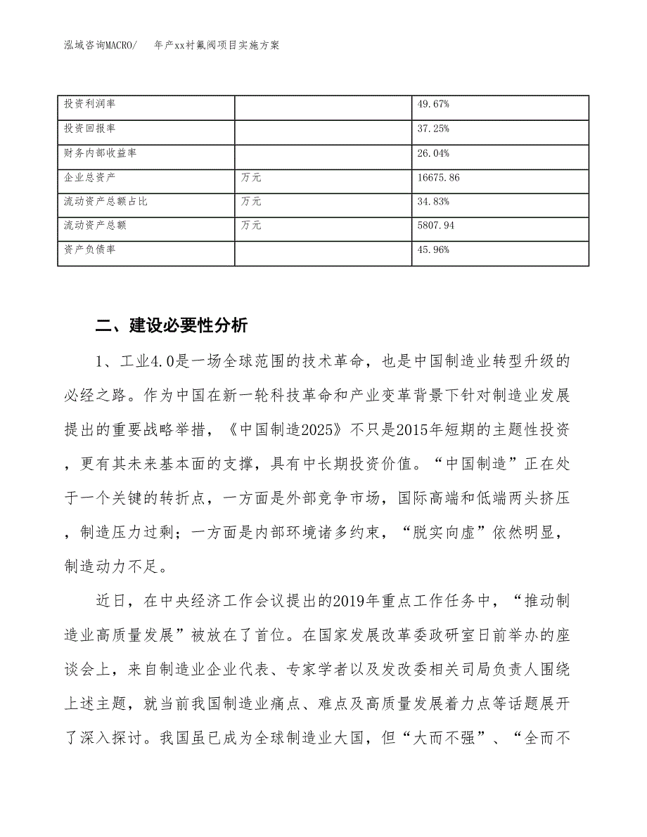 年产xx衬氟阀项目实施方案模板.docx_第3页