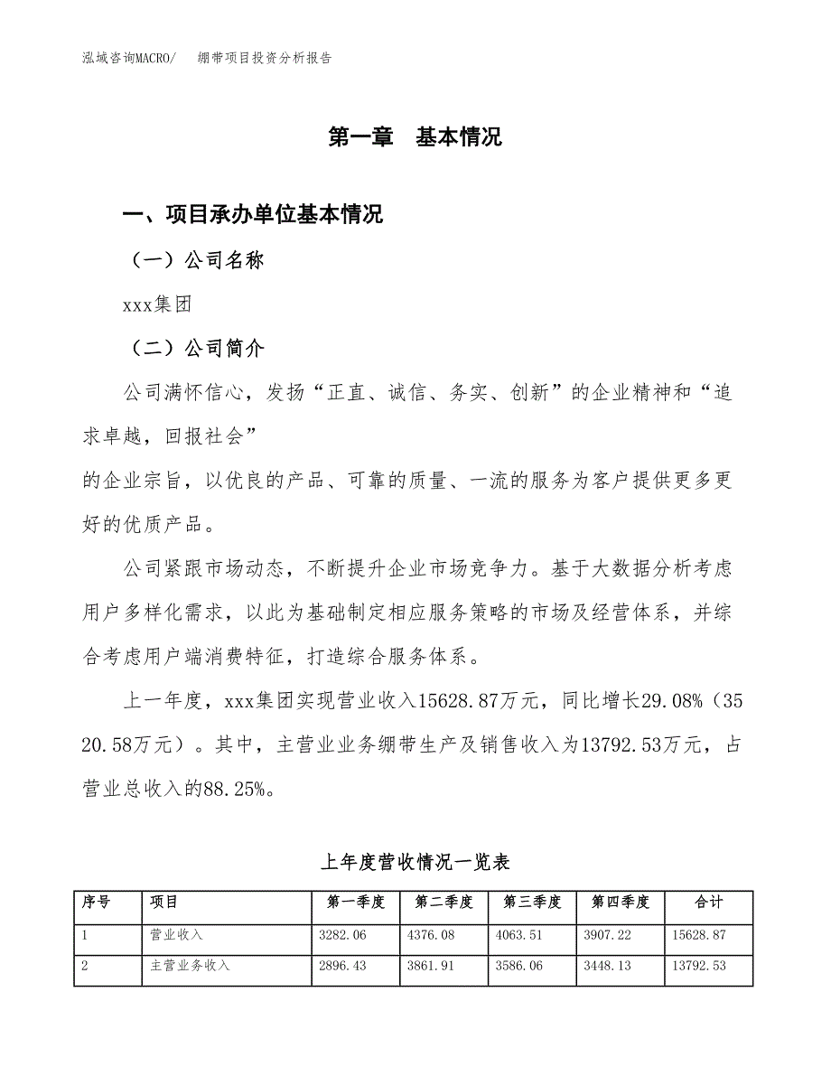 绷带项目投资分析报告（总投资11000万元）（46亩）_第2页