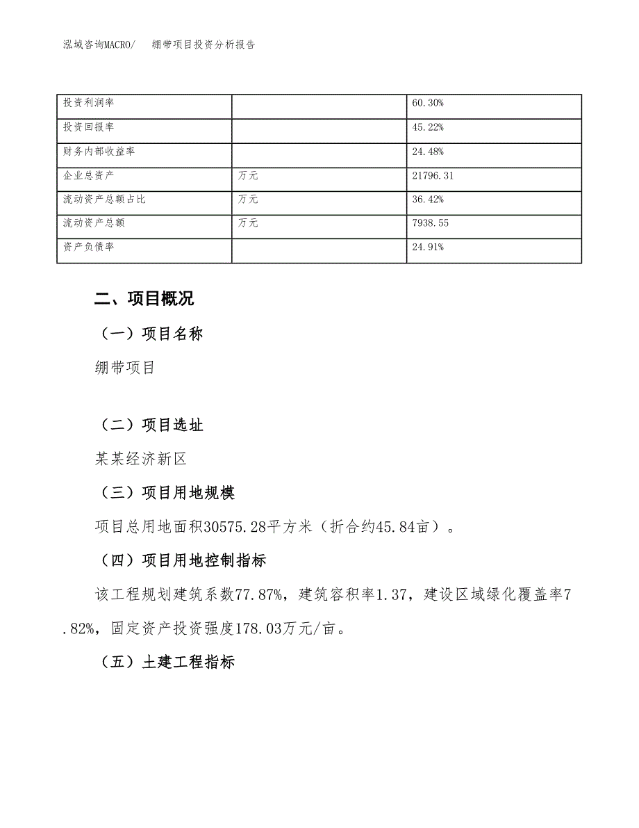 绷带项目投资分析报告（总投资11000万元）（46亩）_第4页