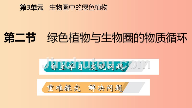 2019年七年级生物上册第三单元第七章第二节绿色植物与生物圈的物质循环课件新版苏教版_第2页