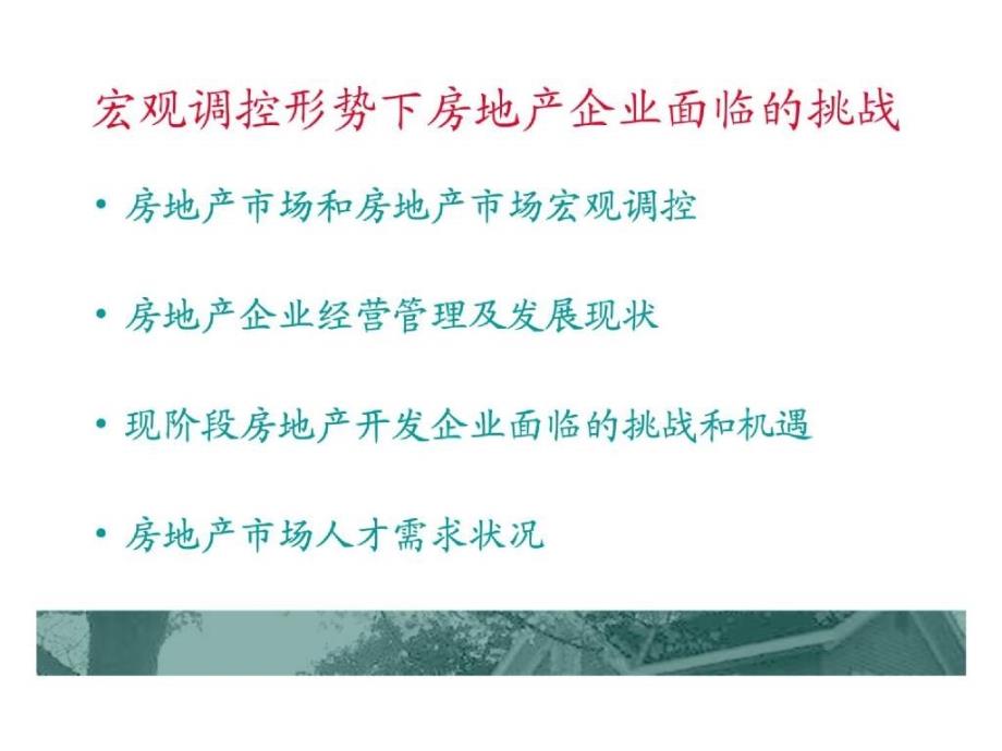 宏观调控形势下房地产企业面临的挑战_第2页