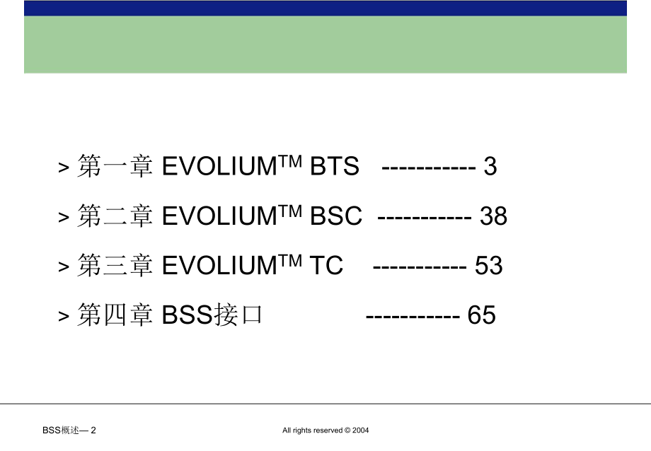 EVOLIUM BSS 系统工作原理介绍_第2页
