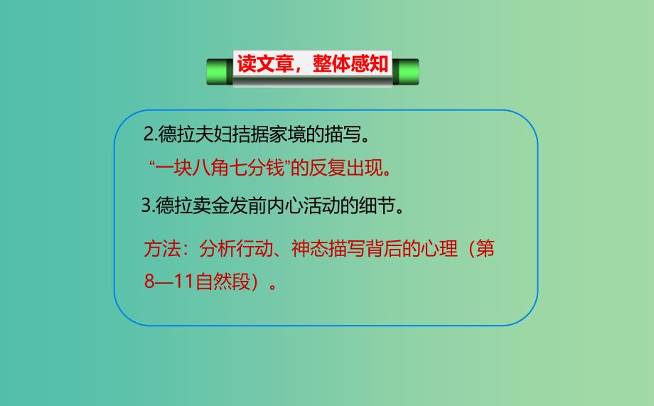 九年级语文上册 17 麦琪的礼物课件 长春版_第4页