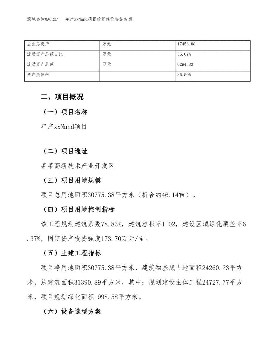 年产xxNand项目投资建设实施方案.docx_第5页