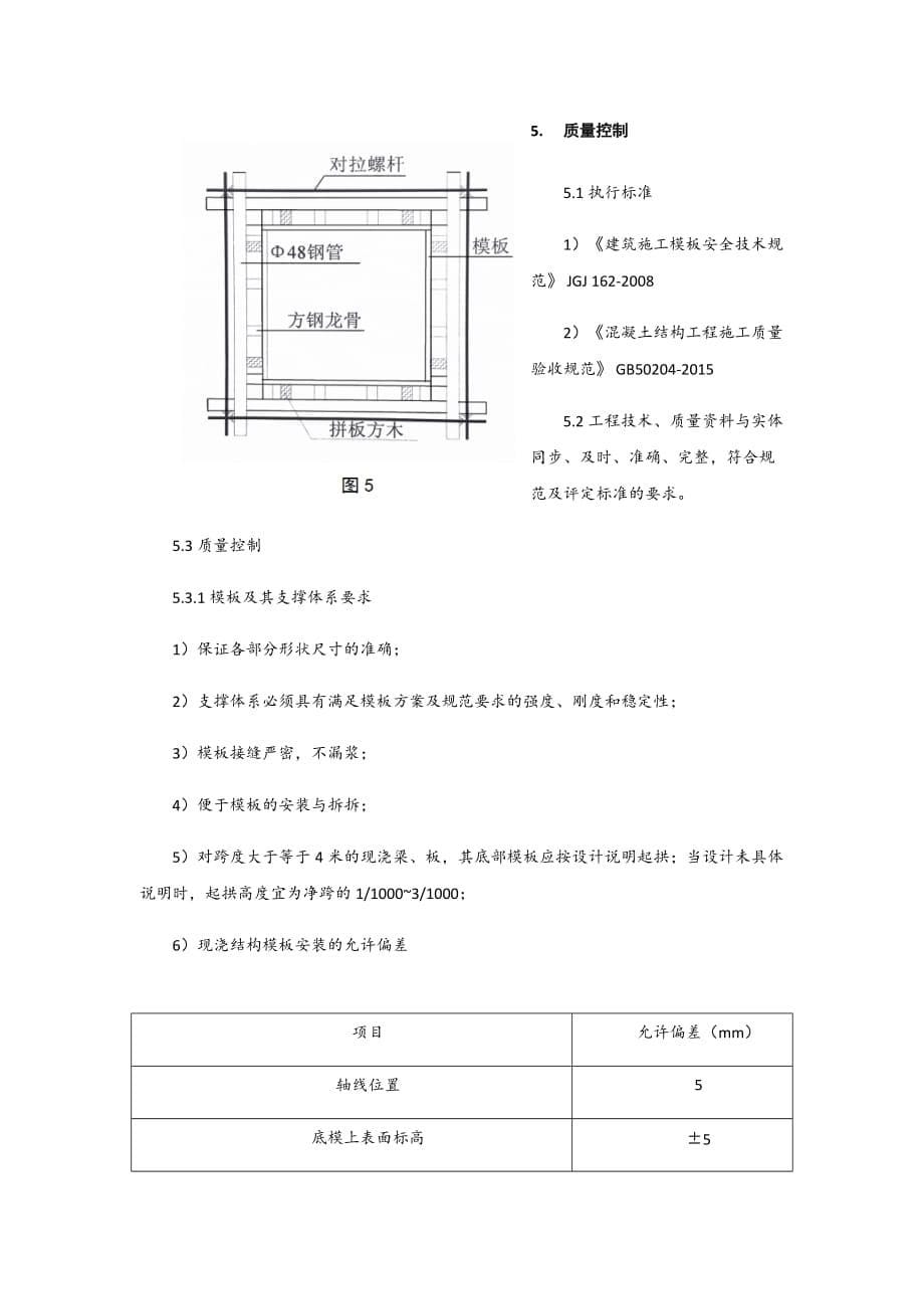 浅谈定型方钢龙骨模板体系施工_第5页