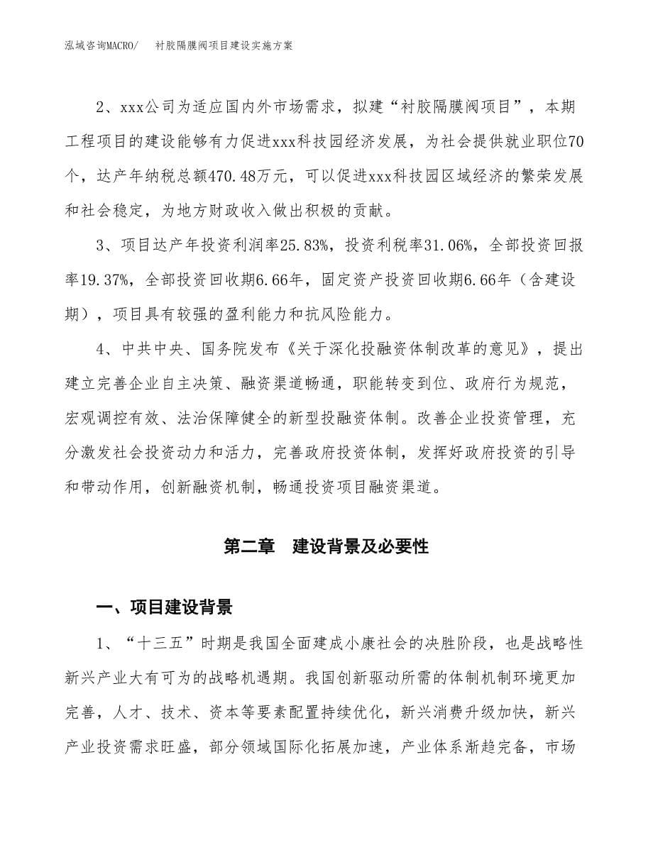 衬胶隔膜阀项目建设实施方案.docx_第5页