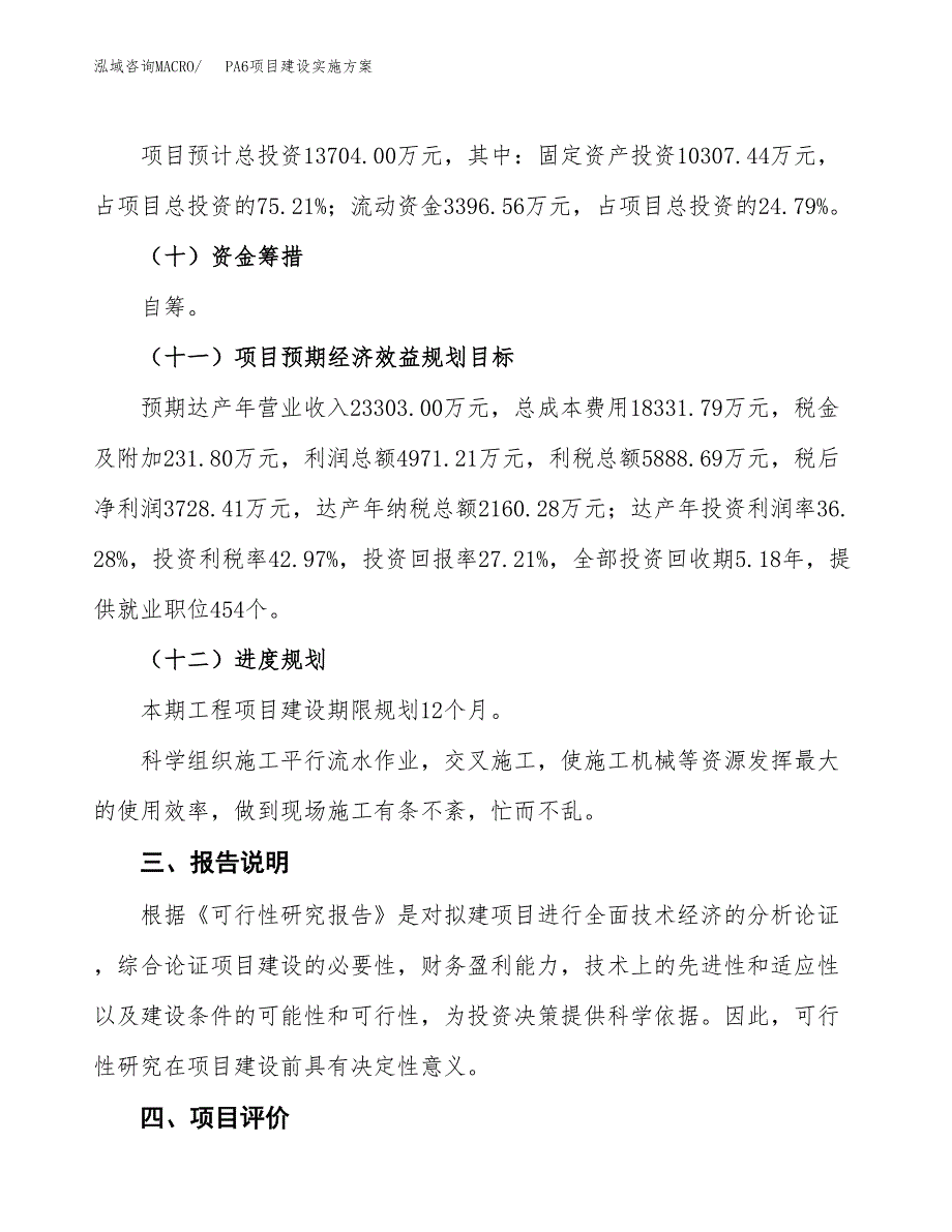 PA6项目建设实施方案.docx_第4页