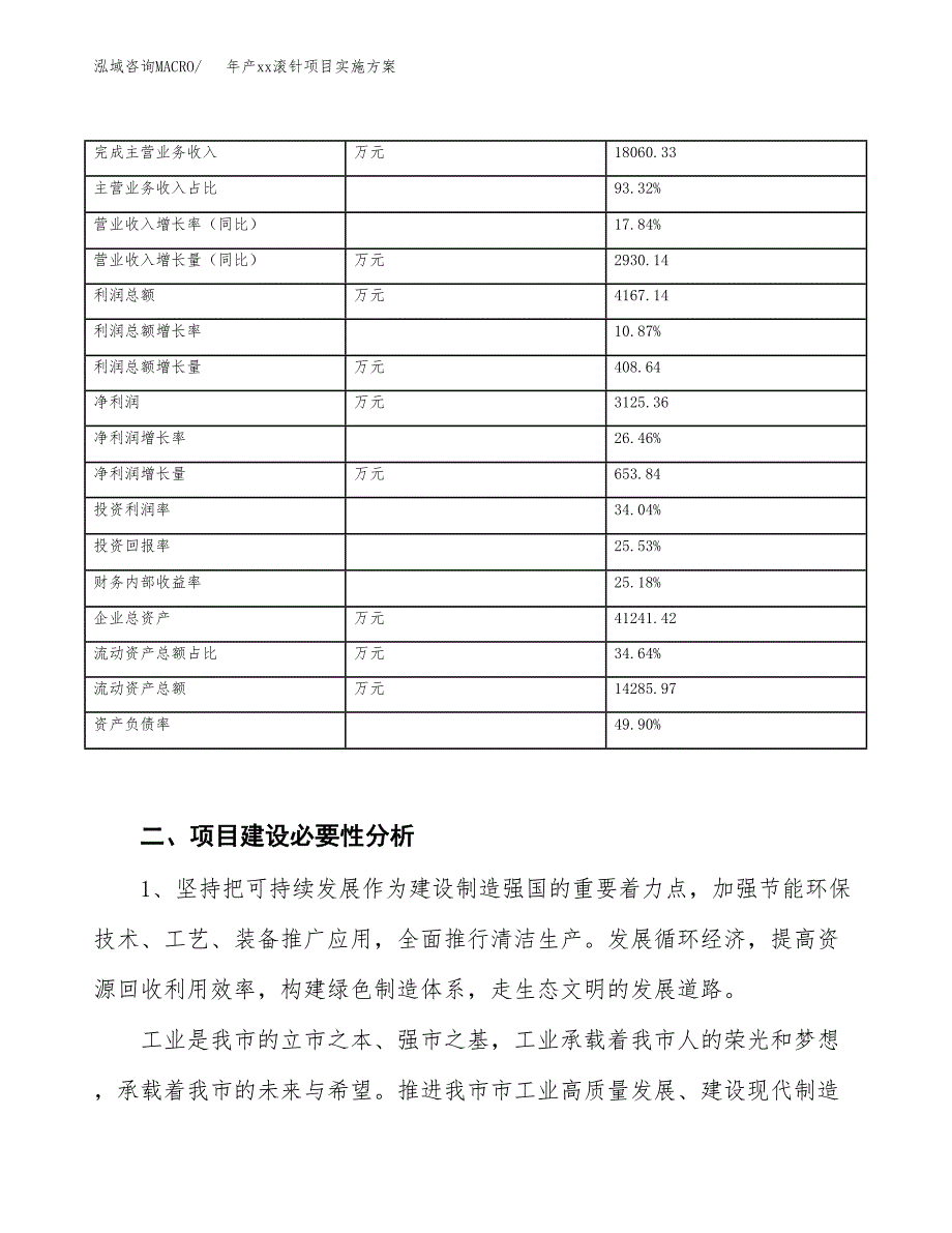 年产xx滚针项目实施方案模板.docx_第3页