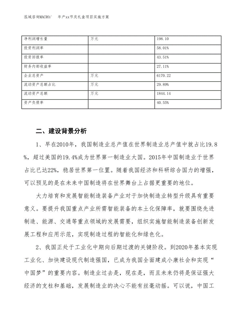 年产xx节庆礼盒项目实施方案模板.docx_第3页