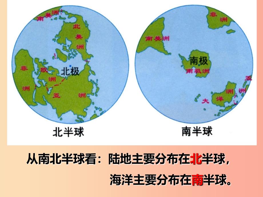 七年级地理上册3.1陆地与海洋的分布课件1新版粤教版_第4页