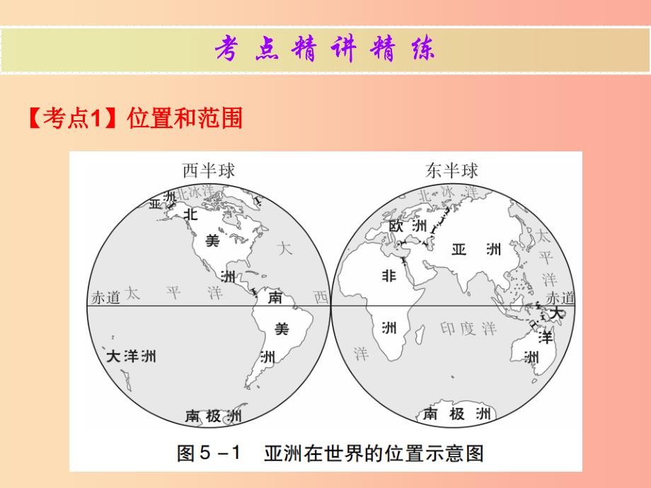 广东省2019中考地理 专题复习五 我们生活的大洲 亚洲课件_第4页