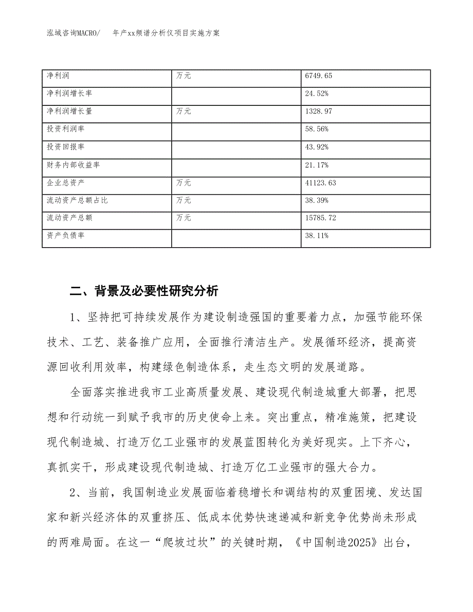 年产xx频谱分析仪项目实施方案模板.docx_第3页