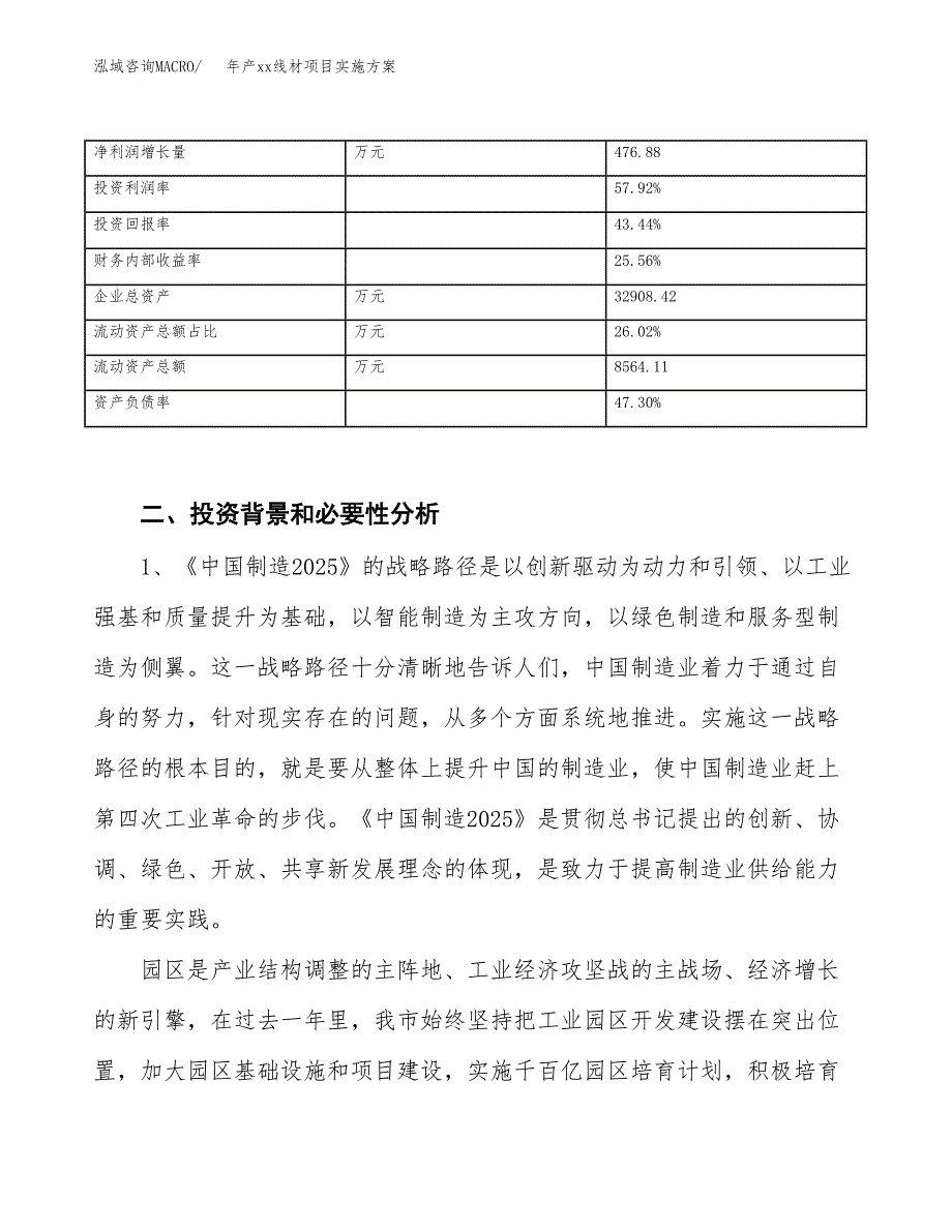 年产xx线材项目实施方案模板.docx_第3页