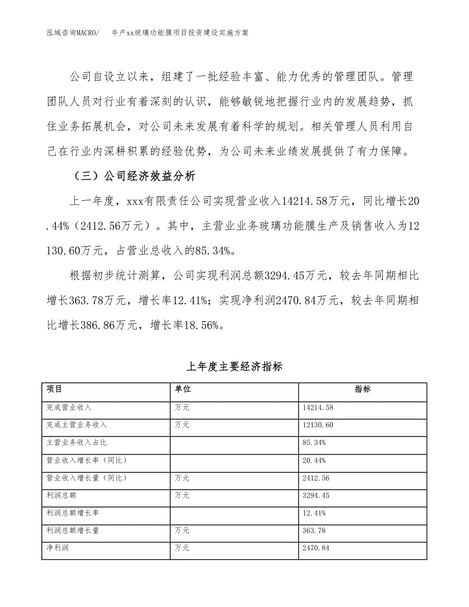 年产xx玻璃功能膜项目投资建设实施方案.docx_第4页