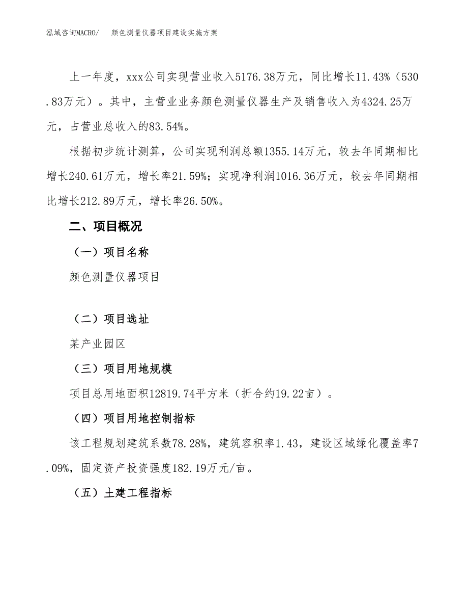 颜色测量仪器项目建设实施方案.docx_第2页