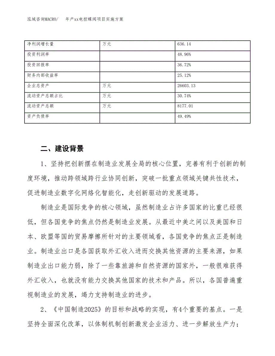 年产xx电控蝶阀项目实施方案模板.docx_第3页