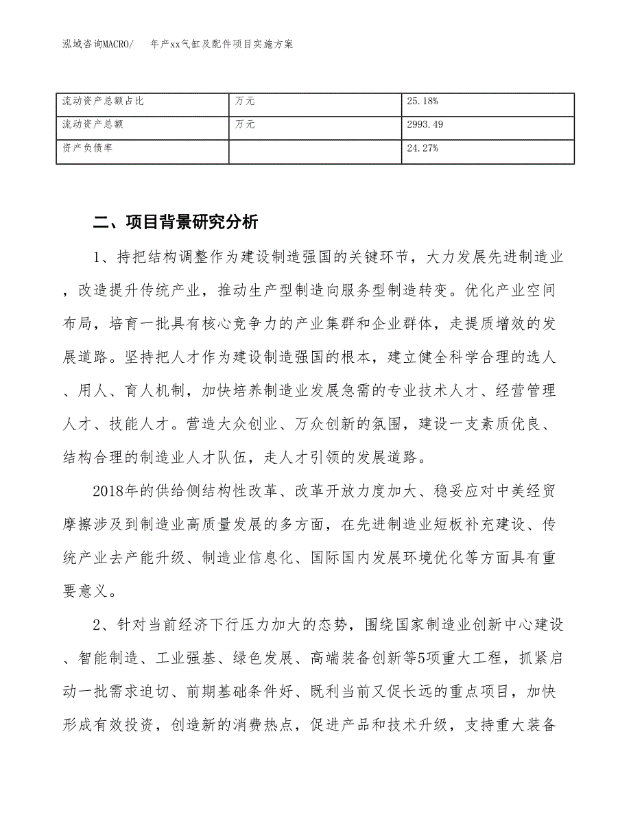 年产xx气缸及配件项目实施方案模板.docx_第4页