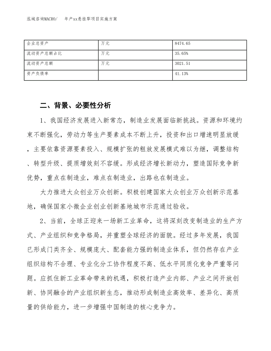 年产xx悬挂犁项目实施方案模板.docx_第3页