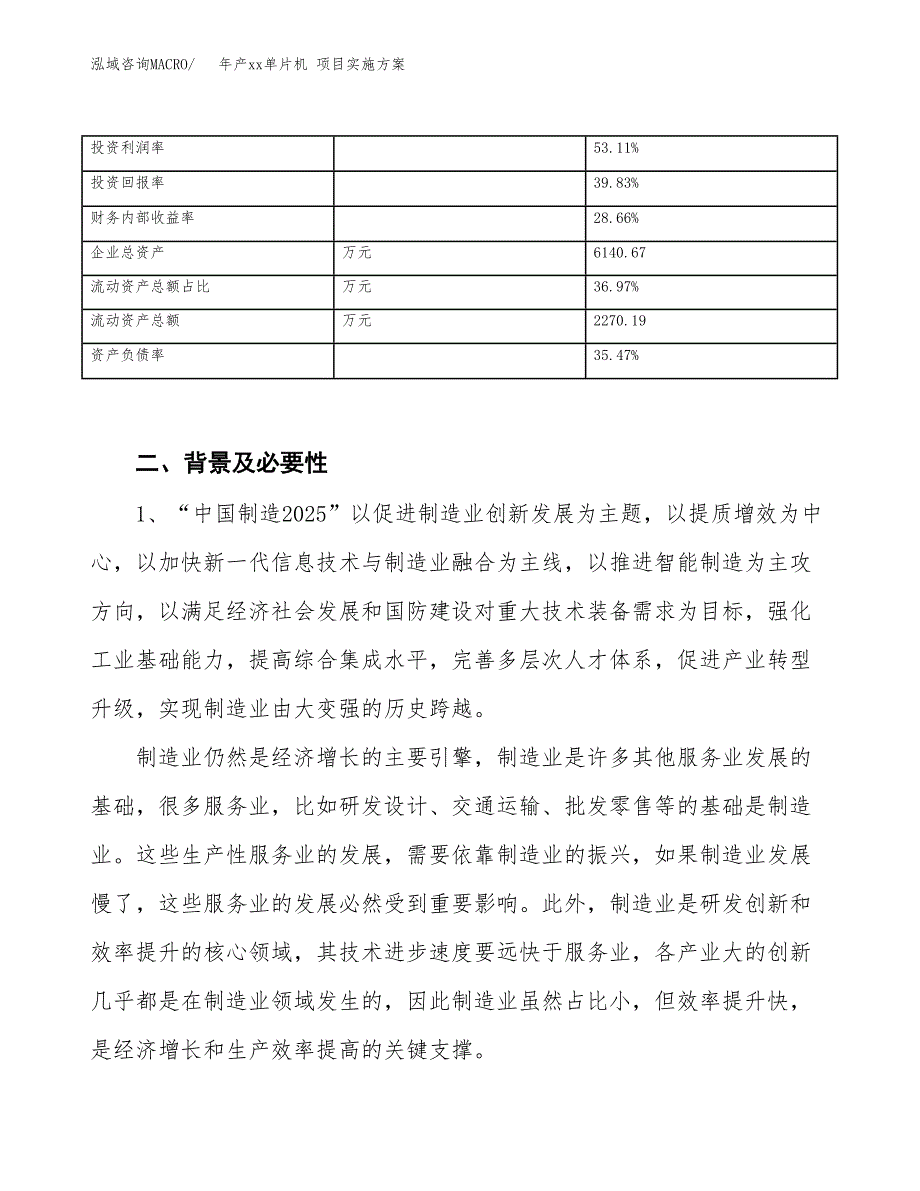 年产xx单片机 项目实施方案模板.docx_第3页