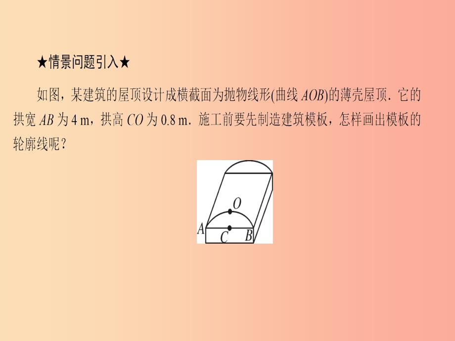 九年级数学下册第26章二次函数26.2二次函数的图象与性质26.2.3求二次函数的表达式课件新版华东师大版_第3页