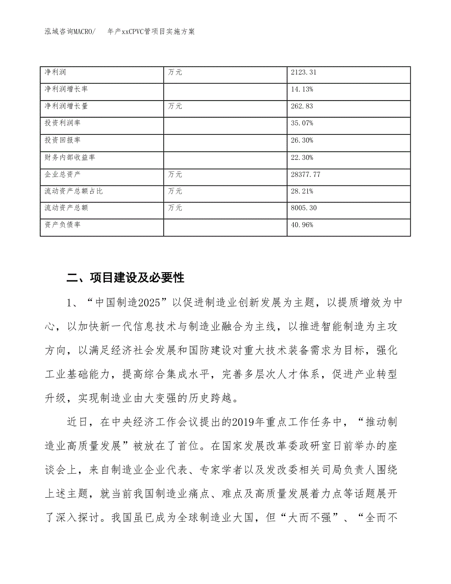 年产xxCPVC管项目实施方案模板.docx_第3页