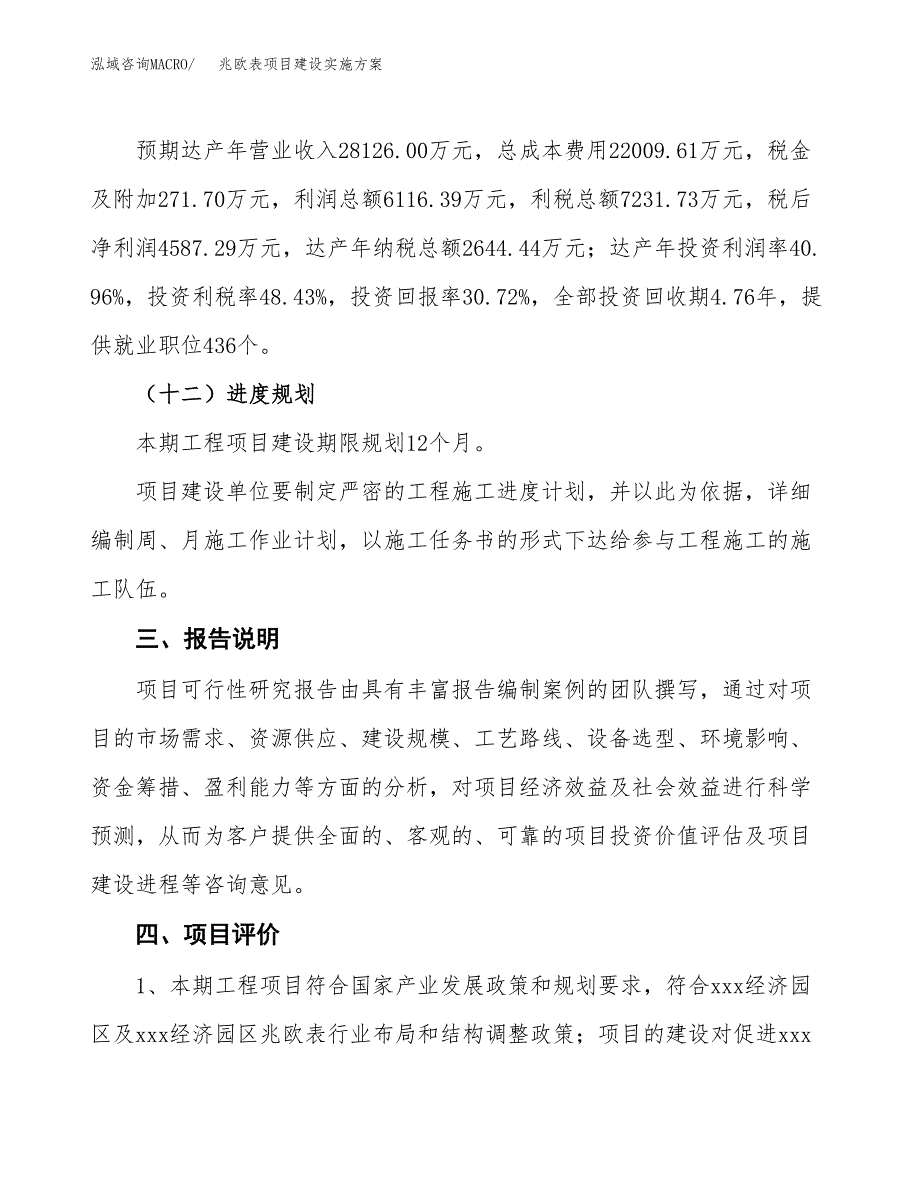 兆欧表项目建设实施方案.docx_第4页