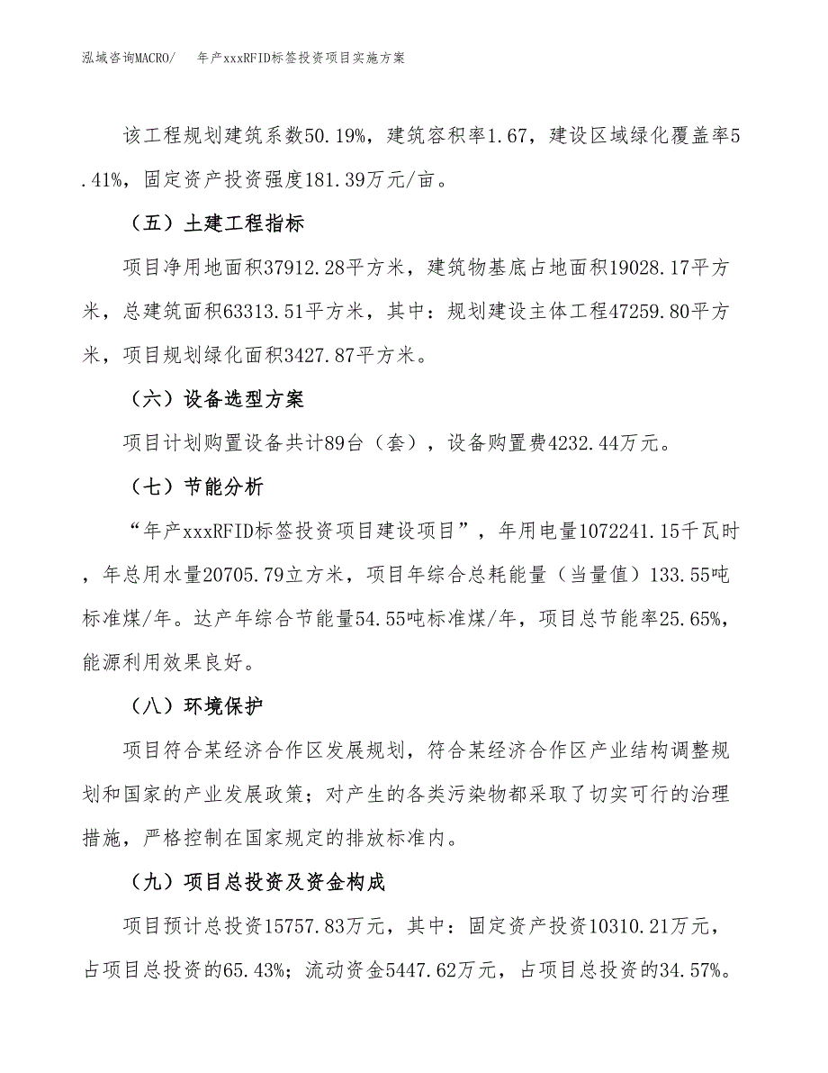 年产xxxRFID标签投资项目实施方案.docx_第3页