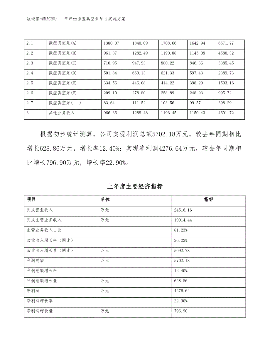 年产xx微型真空泵项目实施方案模板.docx_第2页