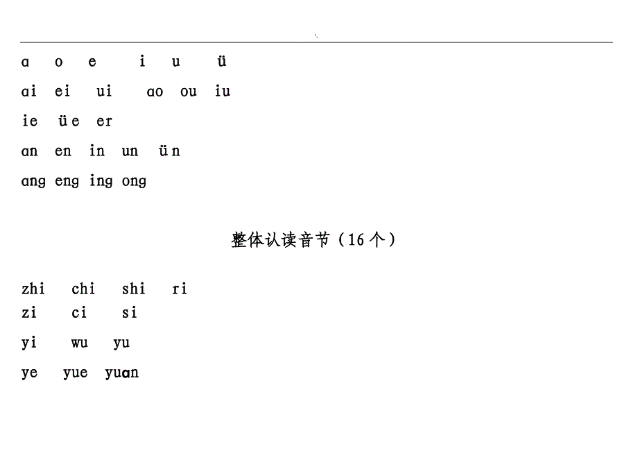 汉语拼音儿歌77首(声母编辑整理版)A4_第2页