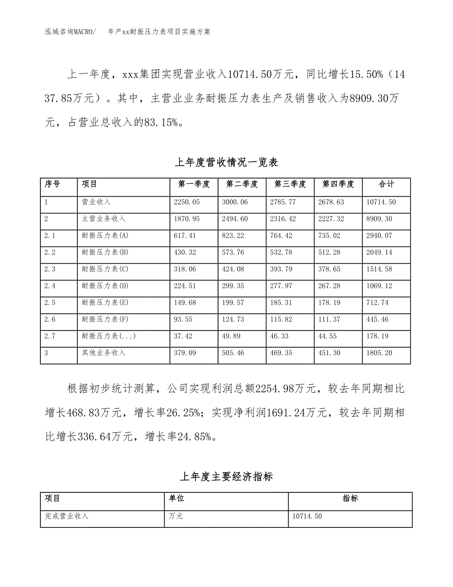 年产xx耐振压力表项目实施方案模板.docx_第2页