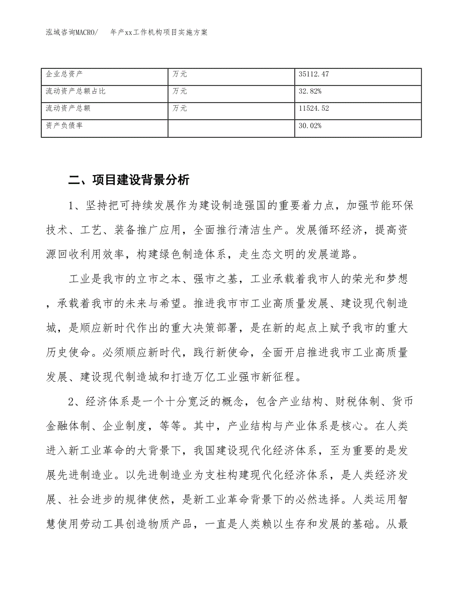 年产xx工作机构项目实施方案模板.docx_第3页