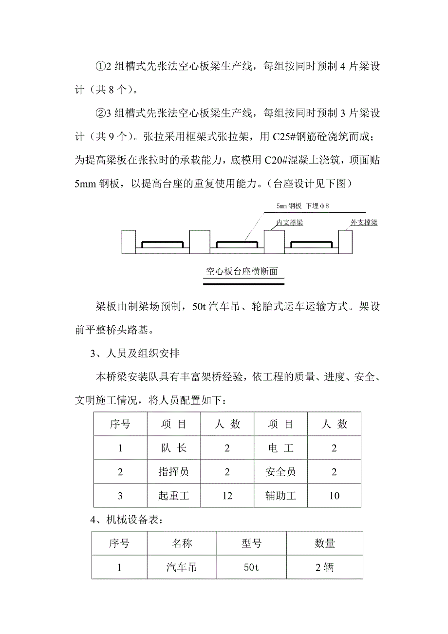 先张法预应力空心板梁预制施工方案资料_第4页