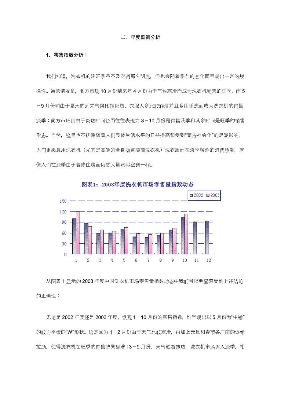 【精品】2003年度中国洗衣机市场零售监测分析报告概论_第3页