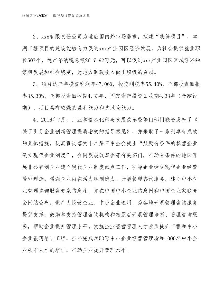 酸锌项目建设实施方案.docx_第5页