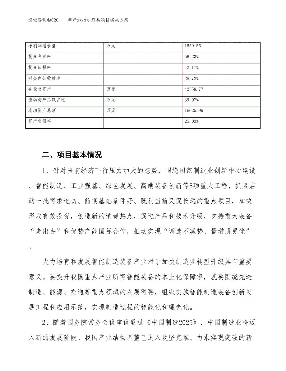 年产xx指示灯具项目实施方案模板.docx_第3页