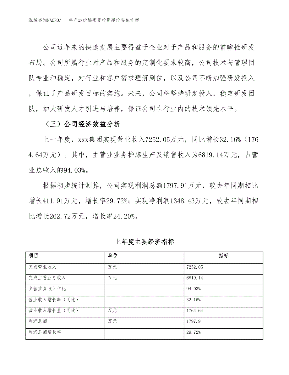 年产xx护膝项目投资建设实施方案.docx_第4页