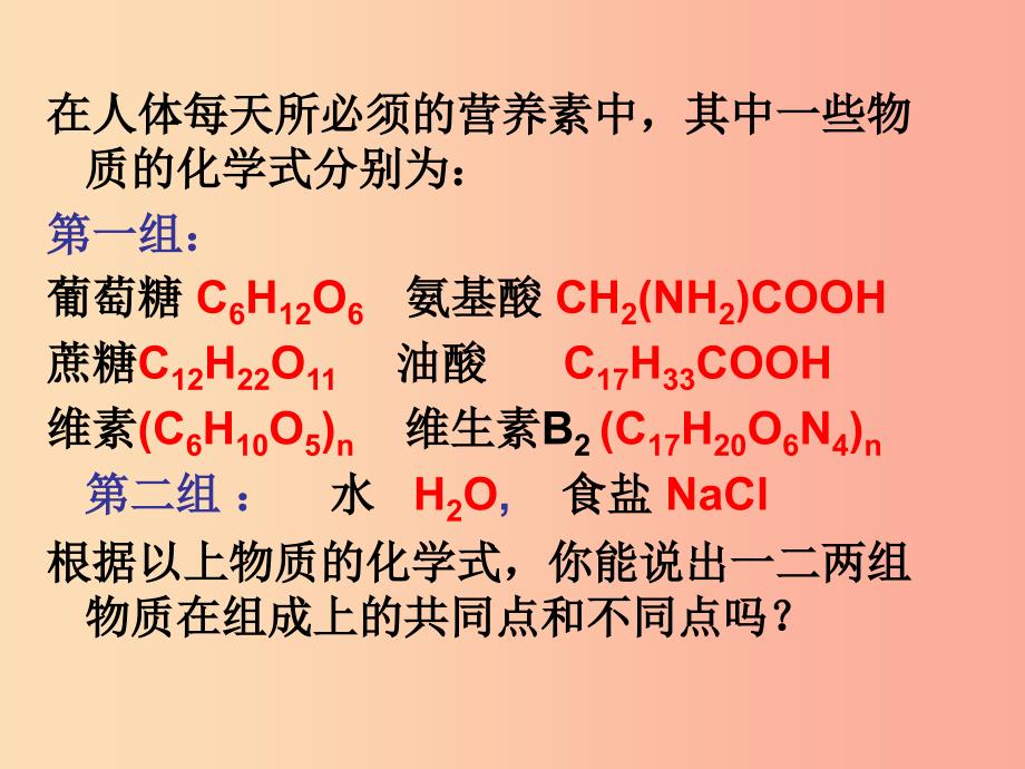 江苏省九年级化学下册 第8章 食品中的有机化合物 8.1 什么是有机化合物课件 沪教版_第3页