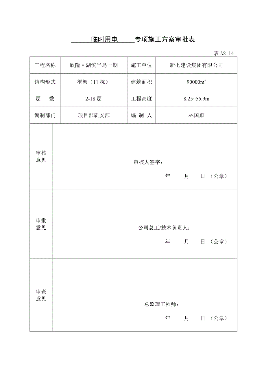 专项施工方案审批表资料_第4页