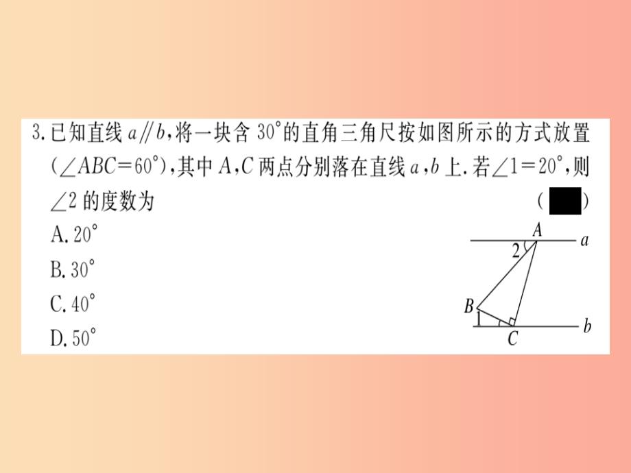 2019春九年级数学下册 模拟卷五习题讲评课件（新版）北师大版_第3页