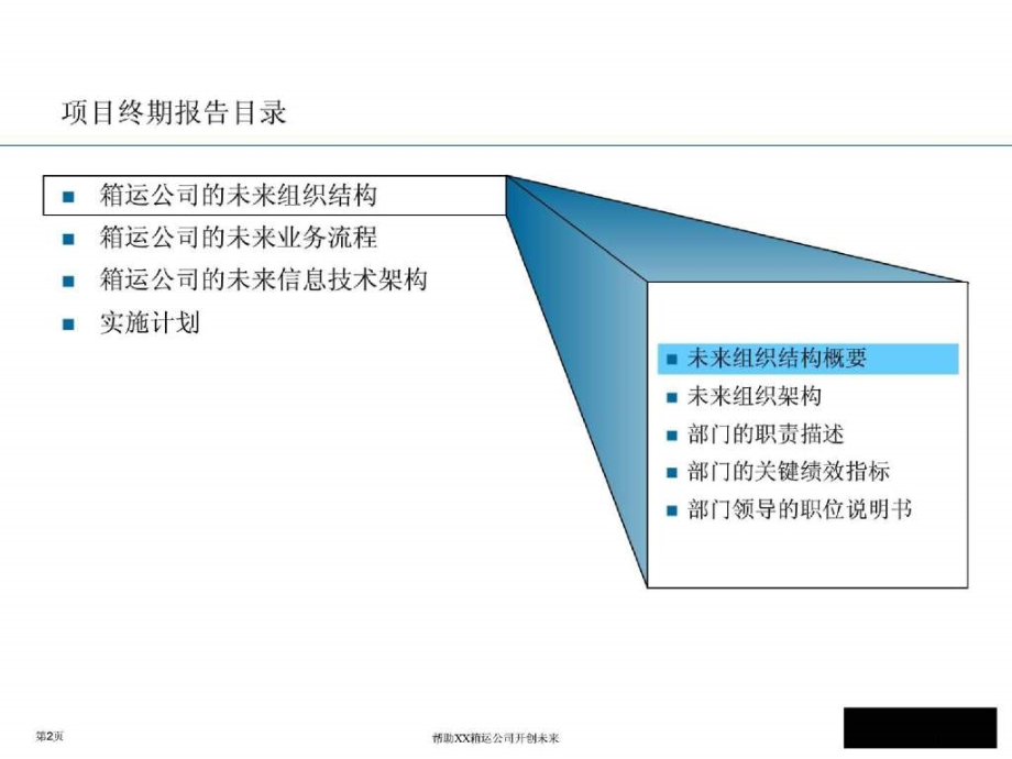 咨询埃森哲xx集装箱运输有限公司战略项目项目终期报告运营模式篇_第2页