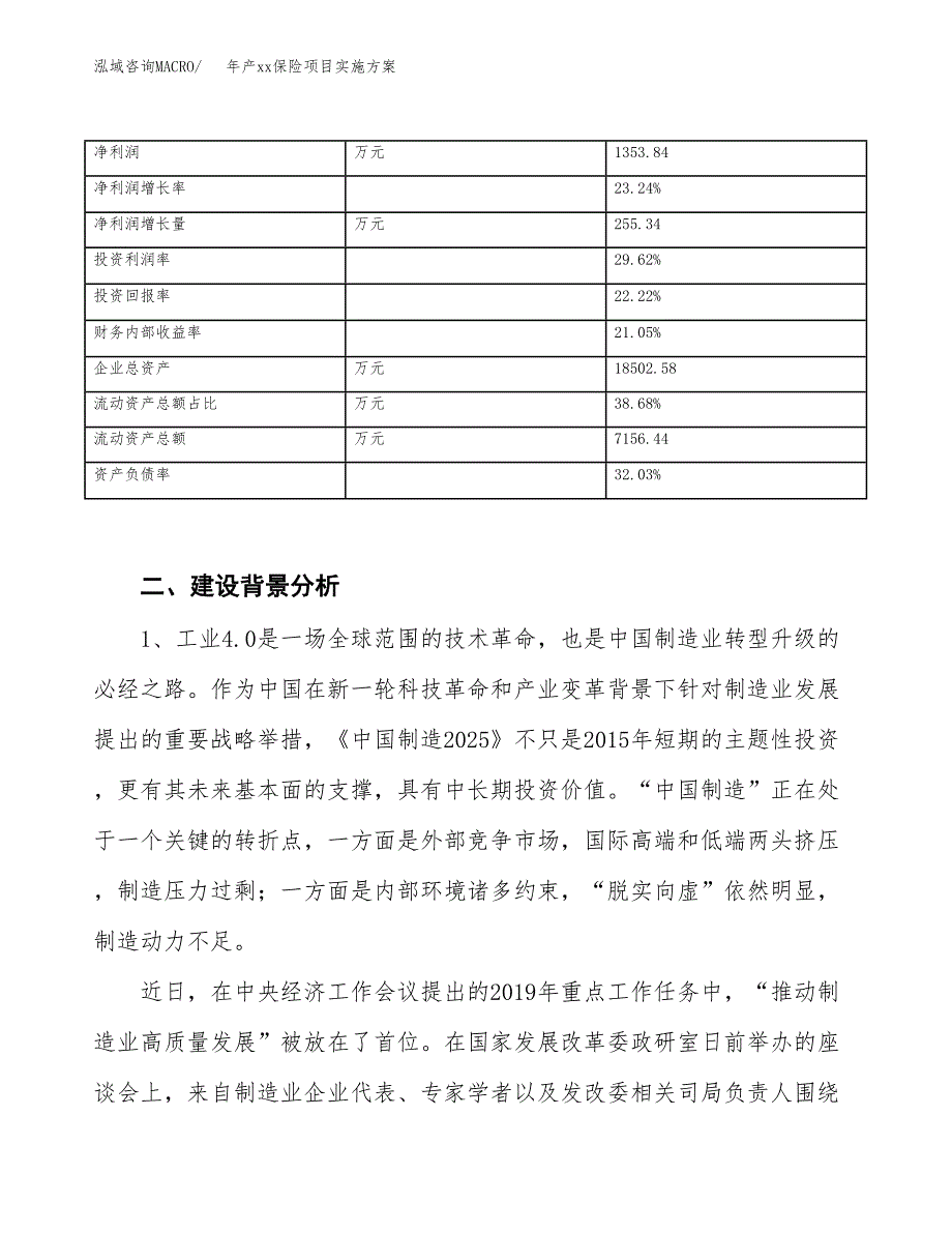 年产xx保险项目实施方案模板.docx_第3页