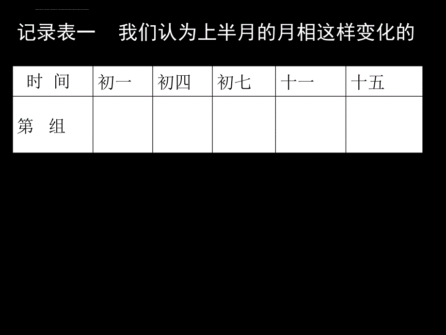 五年级上册科学课件－《1.4 看月亮》_第4页